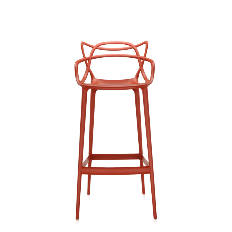 Masters Outdoor Bar Stool, Rust Orange, Bar