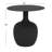 Modern Textured Round Metal Side Table-527945555