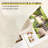 NICETOWN Natural Linen Back Tab Curtains for Kitchen Over Sink, Rod Pocket Short Drapes Light Filtering Sheer Farmhouse Window Valances Covering for Bedroom, 2 Panels.-382605159-382605154