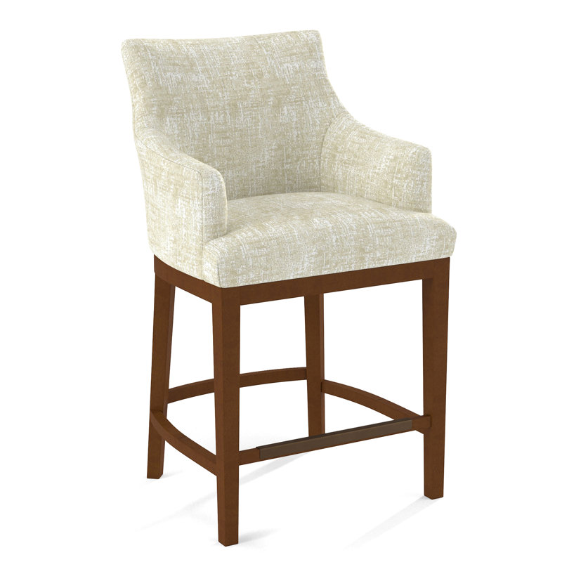 Upholstered Counter Stool, English Saddle, 61643-61