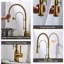 Pull Out Gooseneck High-Arc Kitchen Faucet-82627980