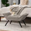Banc avec repose-pieds MARRIOTT Luxe