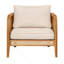 Chaise avec accoudoirs de patio Kirkby