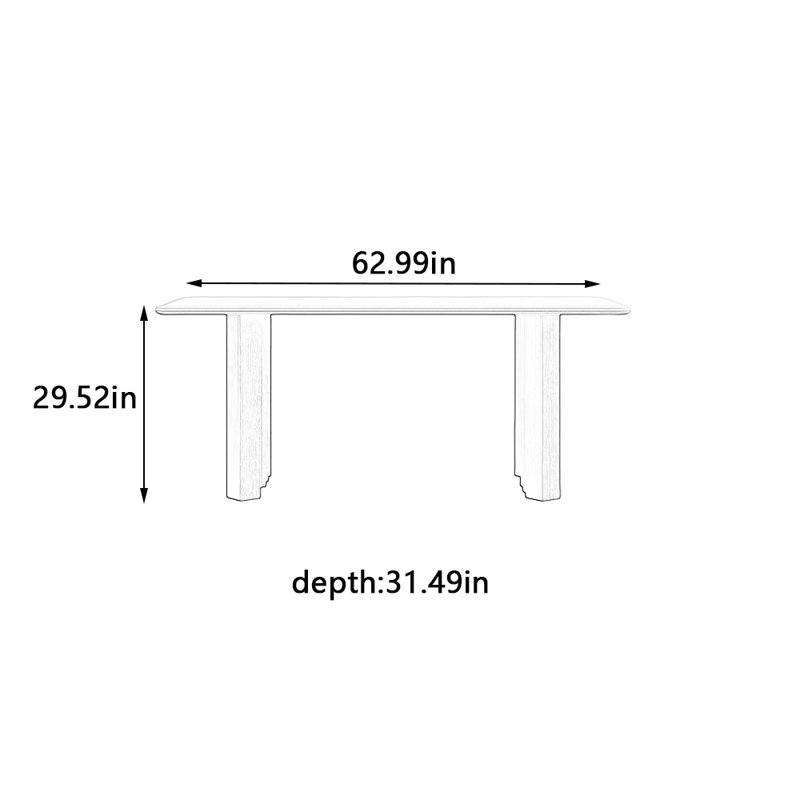 Crumpler, 29.52"H x 62.99"L x 31.49"W