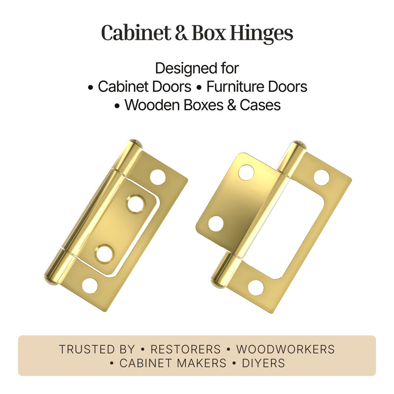 Non-Mortise Butt Hinge