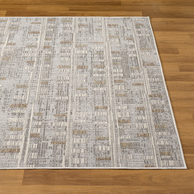 Modern Abstract Shapes Area Rug