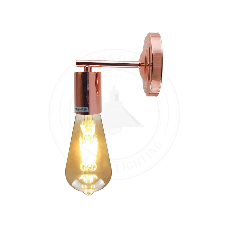 Lebert 2 - Light Armed Sconce, Rose Gold