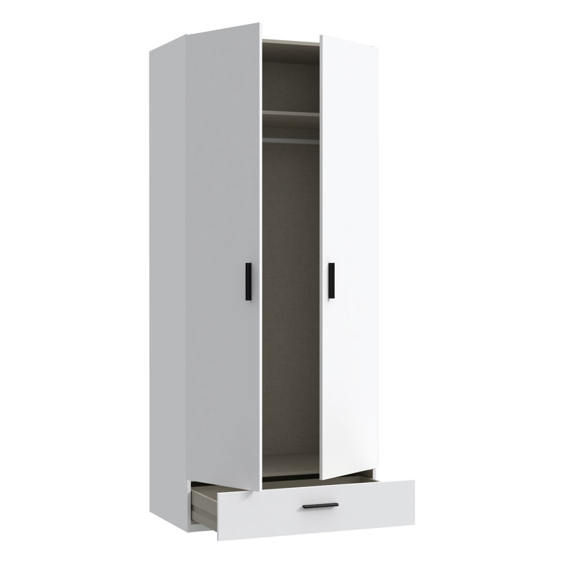 Tariah 2 Door Manufactured Wood Wardrobe