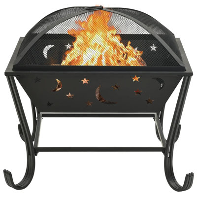 Eickhoff Fire Pit with Poker 62 cm XXL Steel