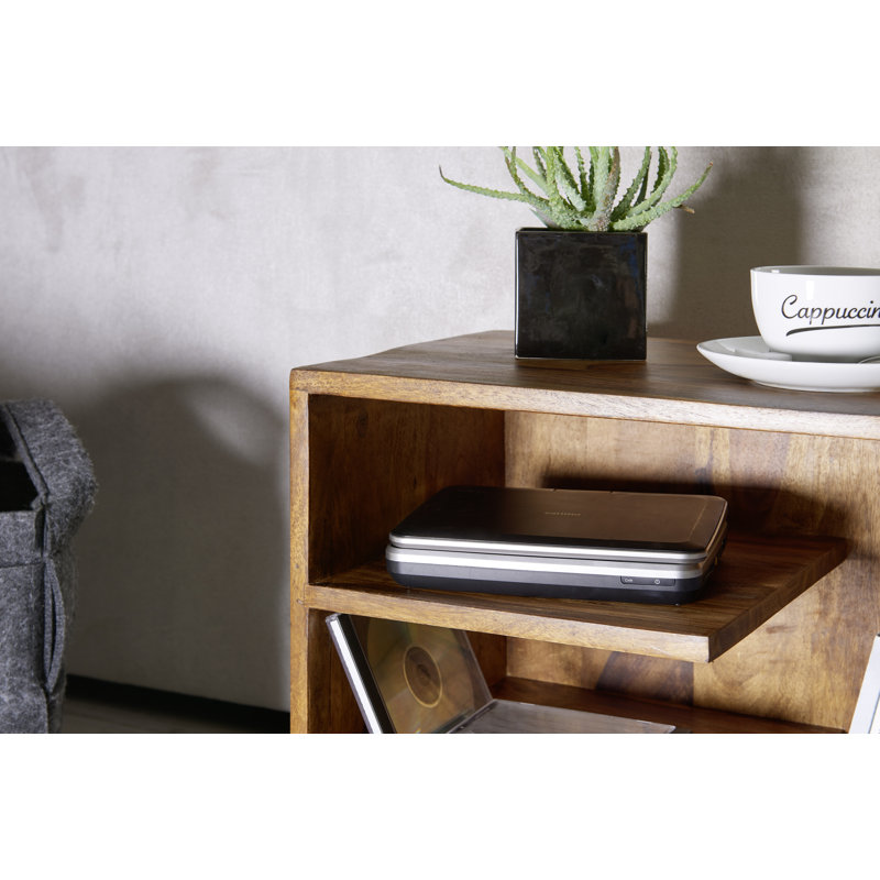 Mosquera 43cm W Solid Wood Bedside Table