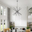 Lustre de vestibule 16 lumières noir-783238786