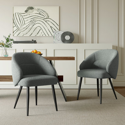 Modern Upholstered Dining Chairs by Latitude Run