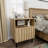 Sevyn Wooden Stripe Drawer Nightstand-1104361923