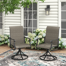 Outdoor Swivel Dining Armchairs