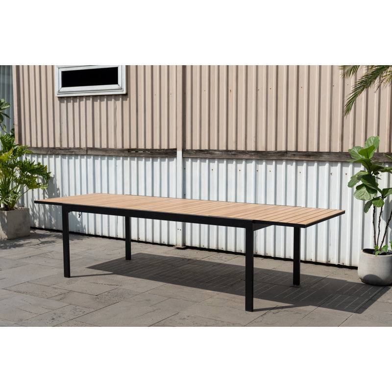 Anana 11 Piece Extendable Rectangular Dining Set | High-Quality Aluminum | Ideal Set For Outdoors