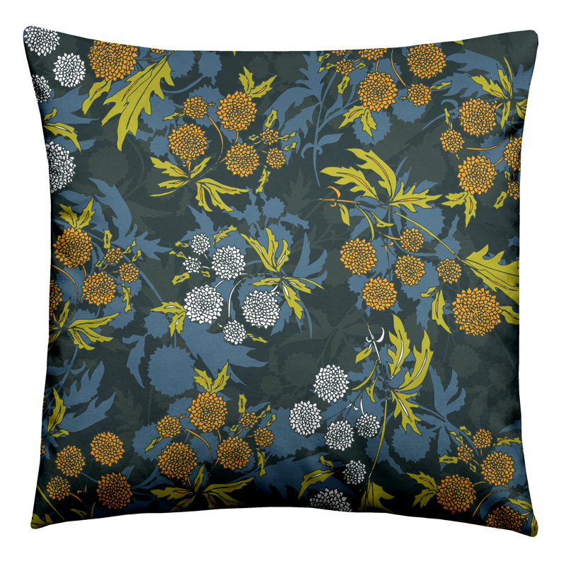 Geneva Floral Square Cushion