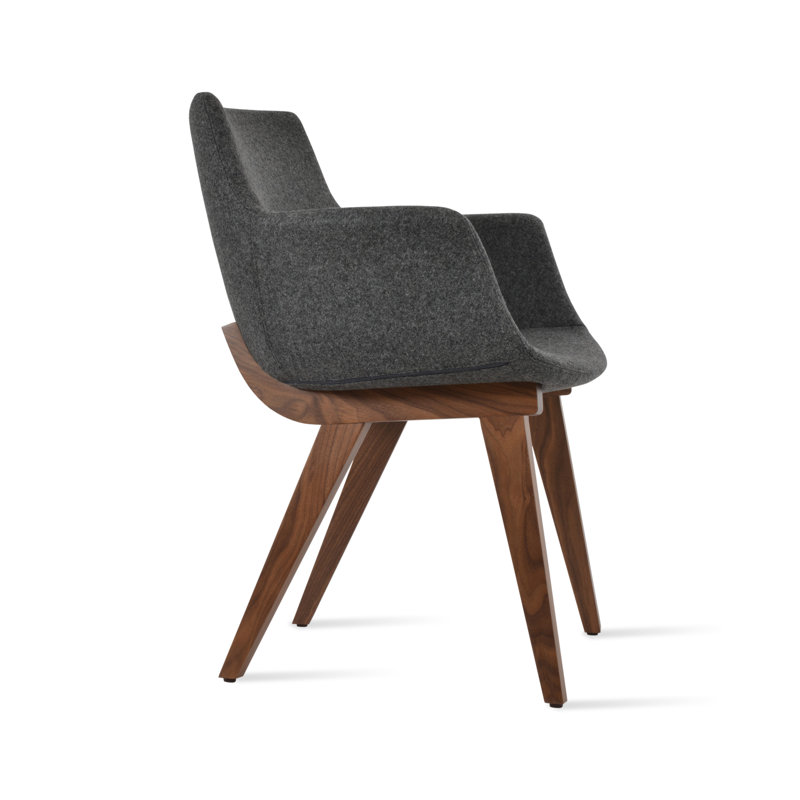 Fauteuil Bottega, Gris foncé