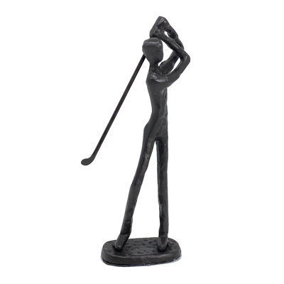 GOLFER Iron Figurine 19cm