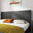80.2" Wide King Headboard Made Of Wood - Modern Decorative Aspect, Wall Mounted Fluted Panel Wingback Style Influence, Black Oak Color Scheme Design, Elegant Real Surface Texture, Contemporary 3d-1778535146-1778535144