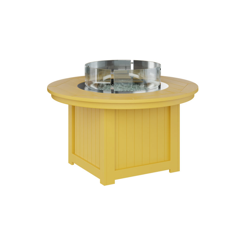 Foyer de table rond Berlin Gardens Donoma, Jaune soleil levant