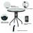 Hoglund 2 - Person Patio Dining Set with Round Table