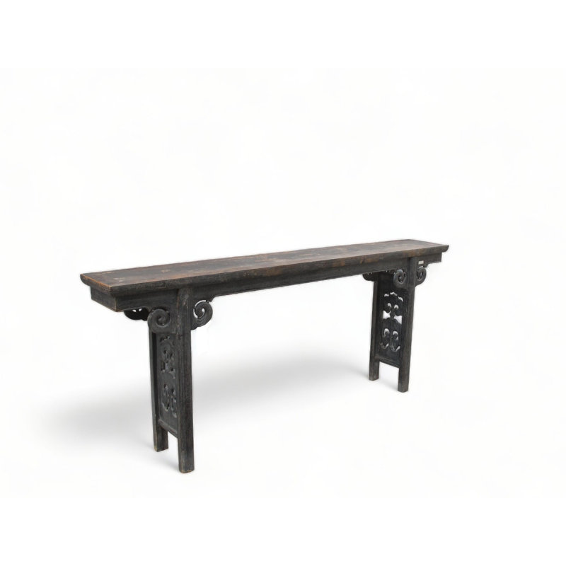 Ruyi 83.9'' W Solid Wood Console Table