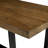 Rustic Metal And Solid Distressed Dining Table-114002653-114002649