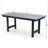 HDPE Outdoor Patio Dining Set, One Table And Six Chairs. The Outdoor Dining Furniture Has Sunshade Holes And Is Suitable. It Is Suitable For Lawns, Gardens, Backyards, And Pool Sides. Waterproof-950175912-950175919