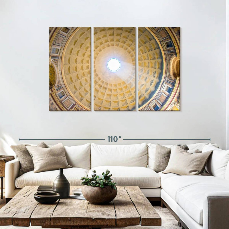 Lilie The Pantheon's Oculus, 48" H x 74" W