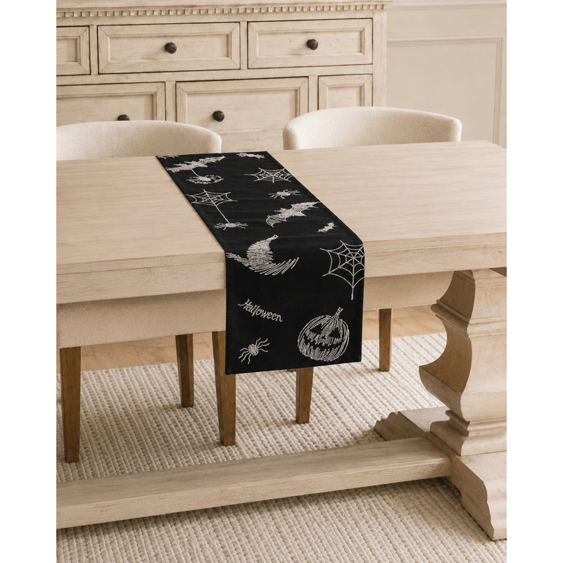 Dowell Happy Halloween Table Runner, 36" L x 16" W