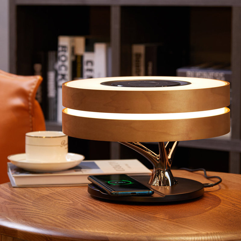 La Série Table Lamp with Speaker & Wireless Charger