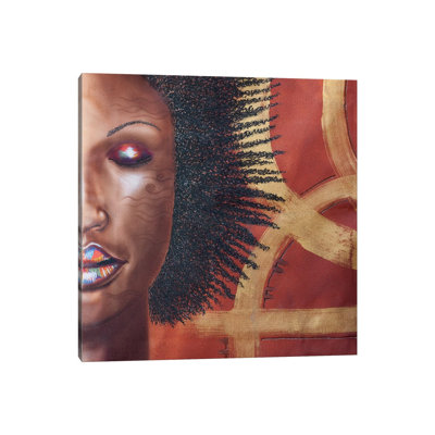 Rainbow Lips by Fred Odle - Wrapped Canvas Print