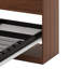 Lit escamotable double pleine grandeur avec armoire