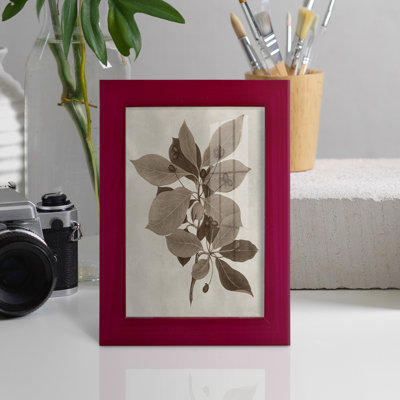 Échantillon de tonnelle I - Impression encadrée avec verre - bois naturel