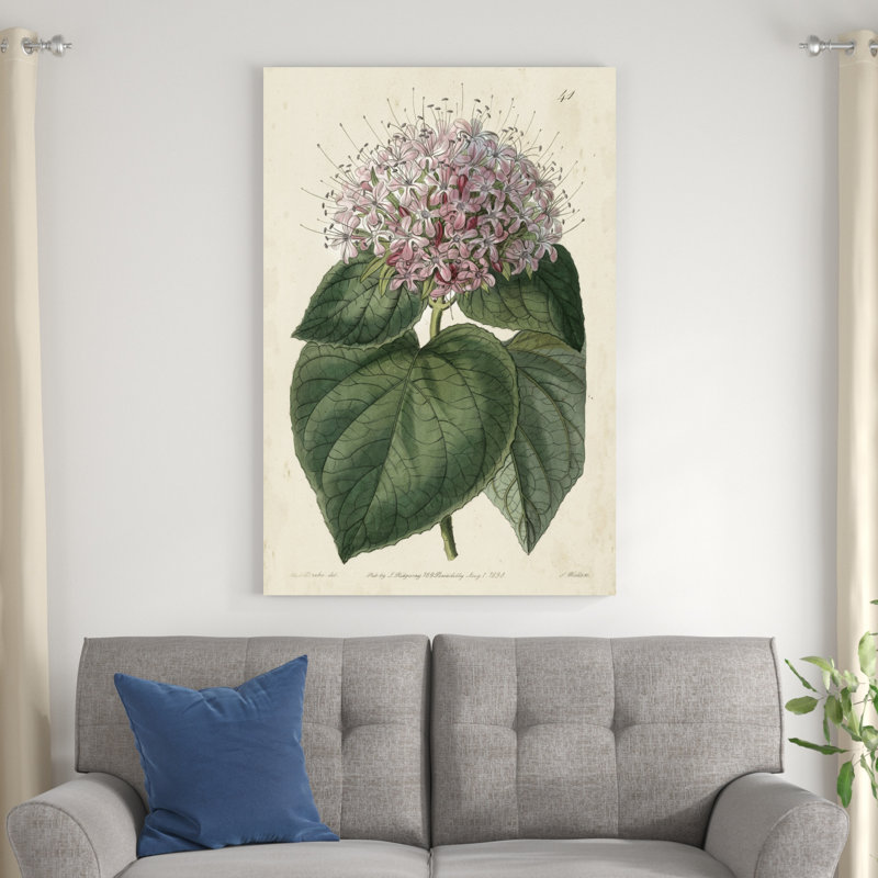 Floral impérial IV, H 48 po x l 32 po x P 1,25 po
