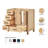 Panchuri 36'' Solid Wood Single Bathroom Vanity in Oak, Right Offset Base Cabinet without Top-1956487438