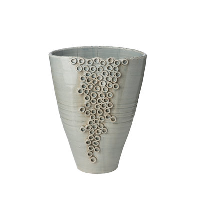 Cerchio Celadon 14'' Ceramic Table Vase