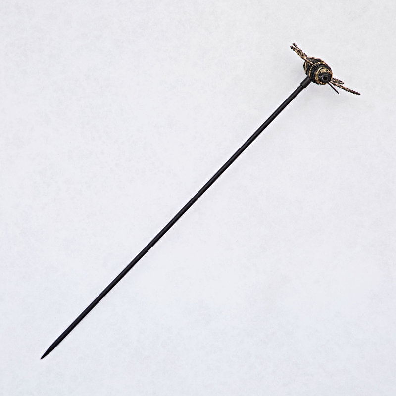 Recycled Metal Bee Garden Stake