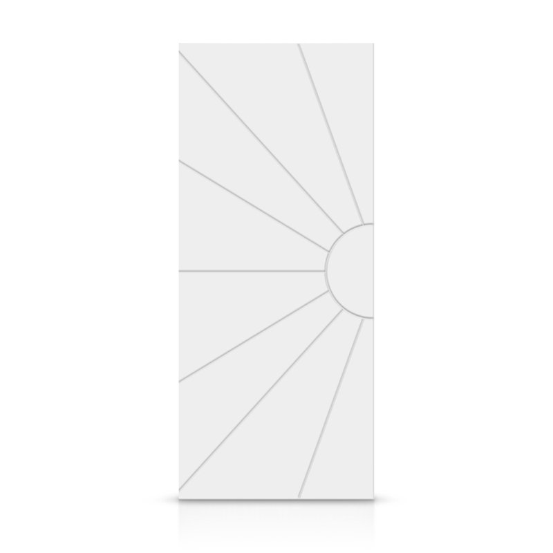 Panelled Wood Standard Door, White, 42" x 84"
