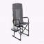 Chaise de camping d'extérieur, chaise de réalisateur pliante portative surdimensionnée robuste avec table d'appoint et poche-2010047495