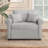 Chenille Convertible Sleeper Sofa-1202535483