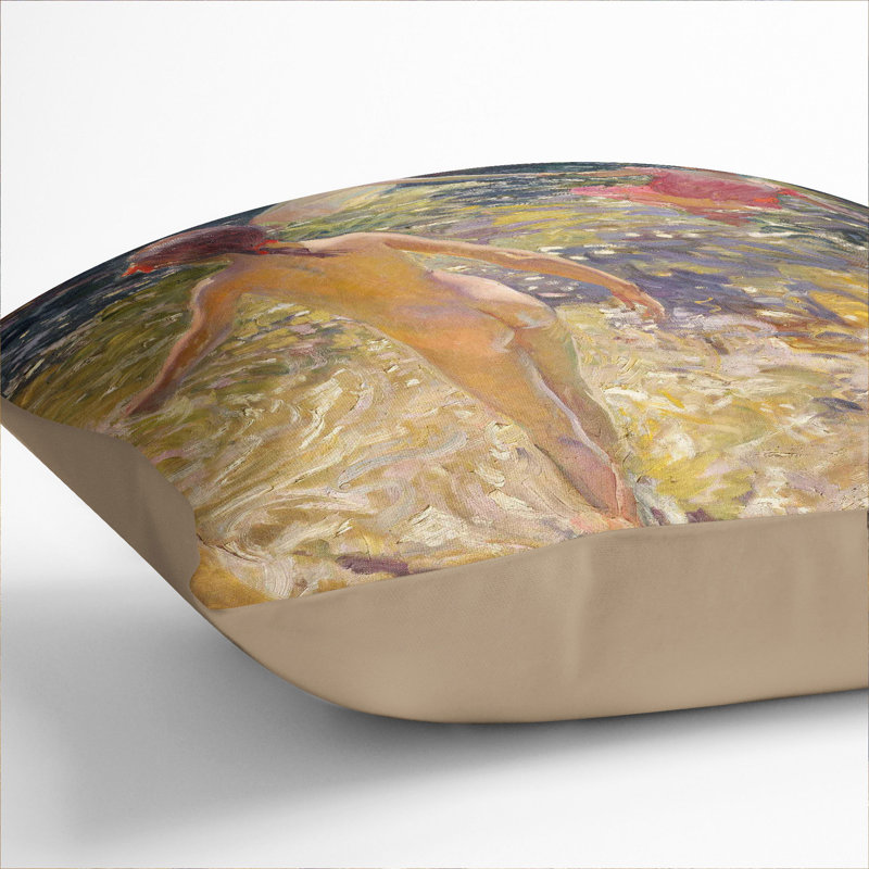 Square Cushion, 55cm H x 55cm W x 20cm D, Stone