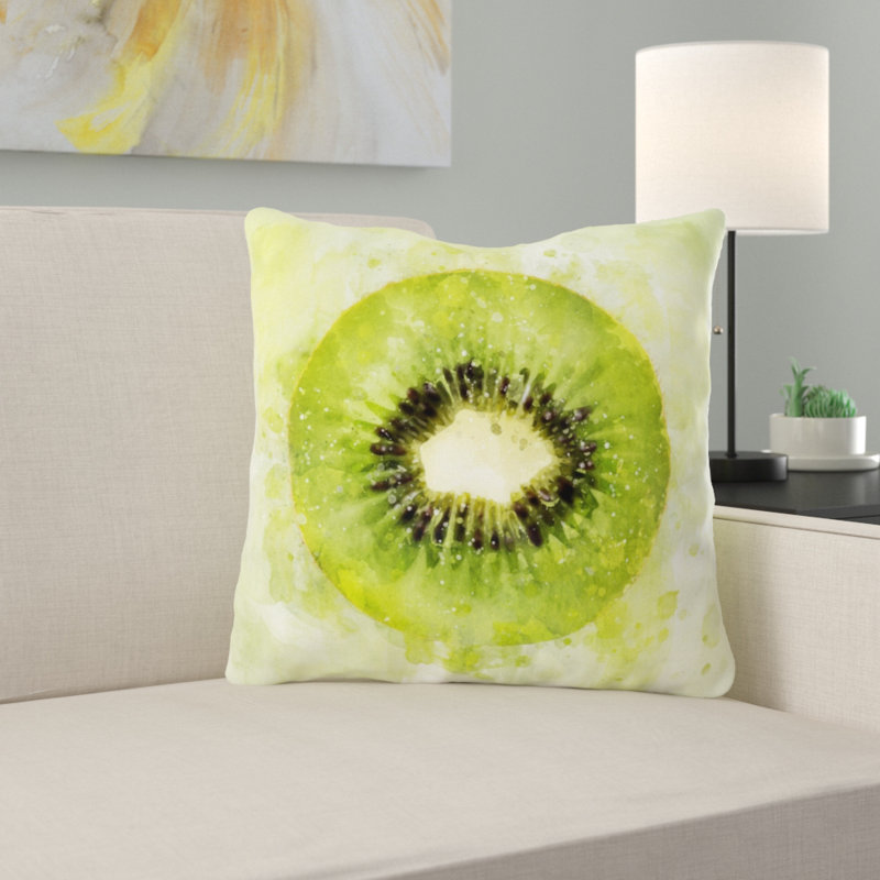 Reversible Throw Pillow, Synthetic, Outdoor