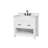 Dilkhush 36" Single Bathroom Vanity with Carrara White Quartz Top, Sink & Backsplash, Dove White, Pre-Assembled