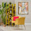 "Abstract", art mural gris sur toile flottante, design par June Erica Vess-424800485-425485913