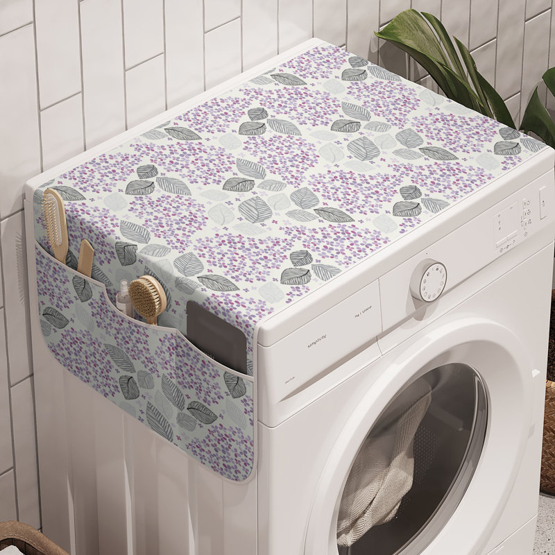 East Urban Home - ensemble de 2 laveuses florales mauve