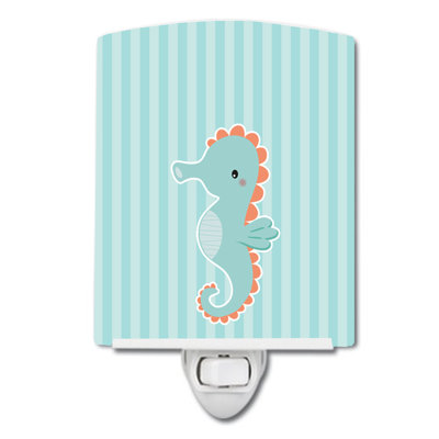 Seahorse Ceramic Night Light