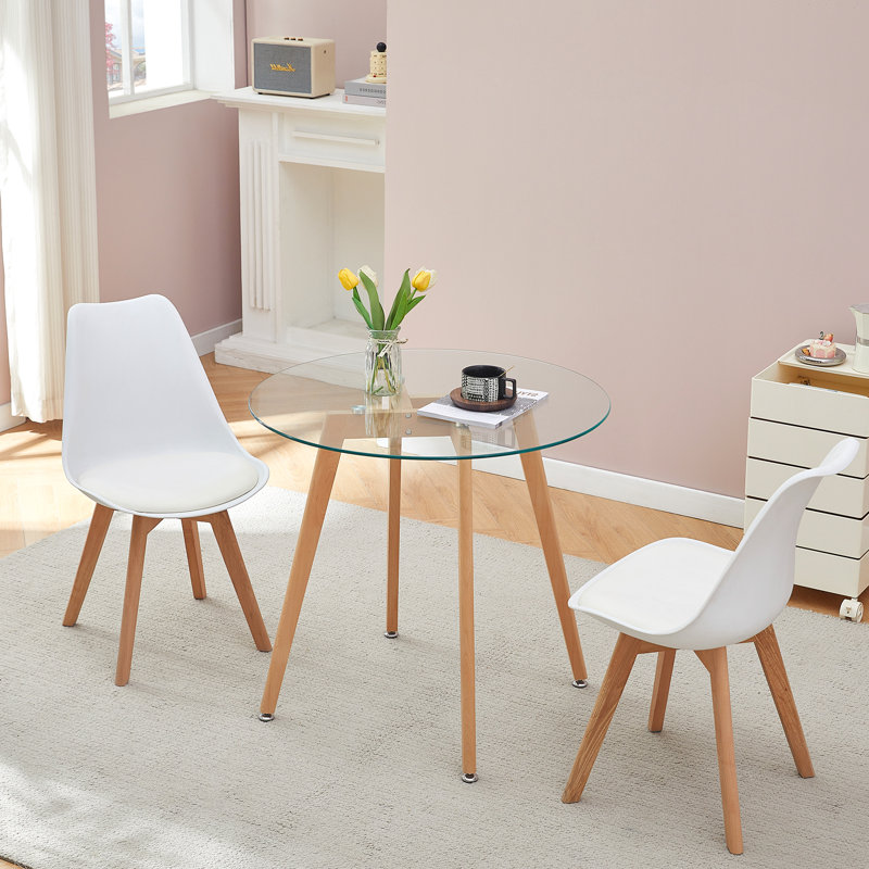 Saco 2 - Person Dining Set, 74"H x 80"L x 80"W