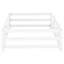 Lit simple pour lit simple, clôture, structure en pin, installation simple et rapide