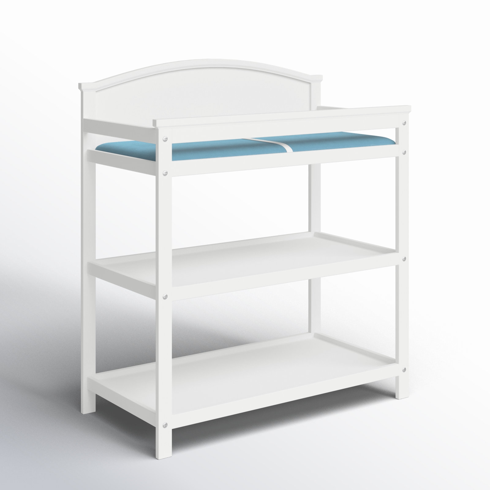 Icarus Solid Wood Changing Table, White